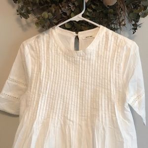 Kaci Pleated Bib Dress